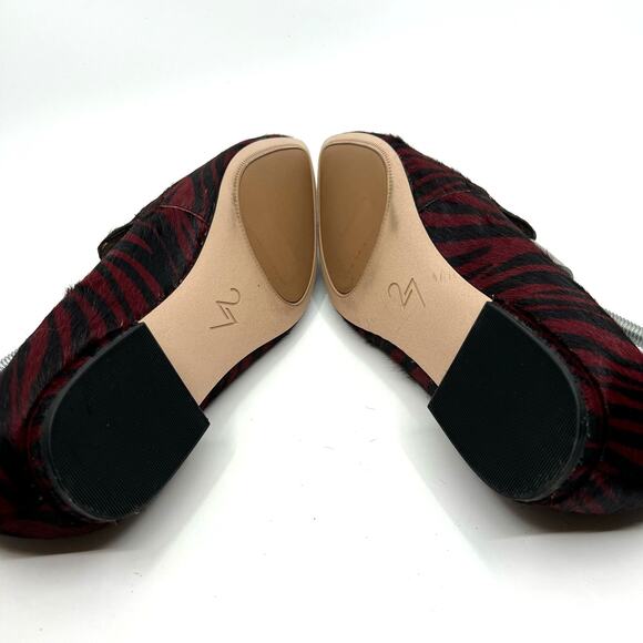 27 Edit Naturalizer Red Tiger Calfhair Loafers Women's 7 US - Picture 8 of 9